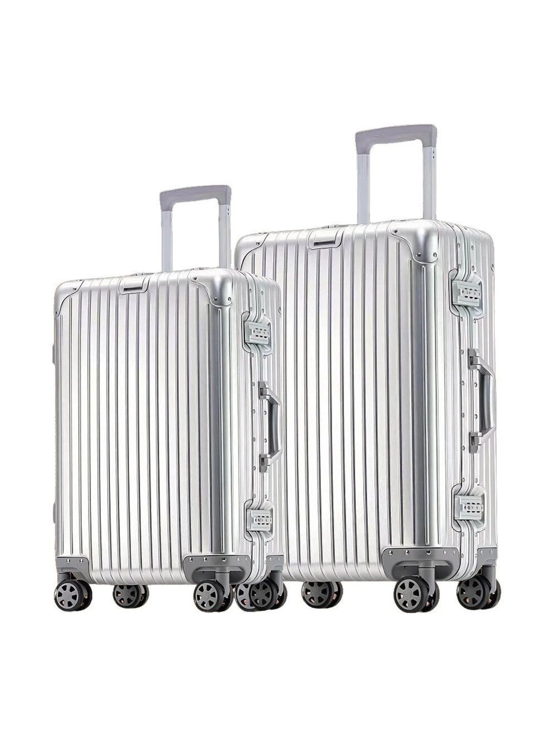 PYB Set Of 2 Hard Sided Large & Cabin Trolley Bags-picture-33