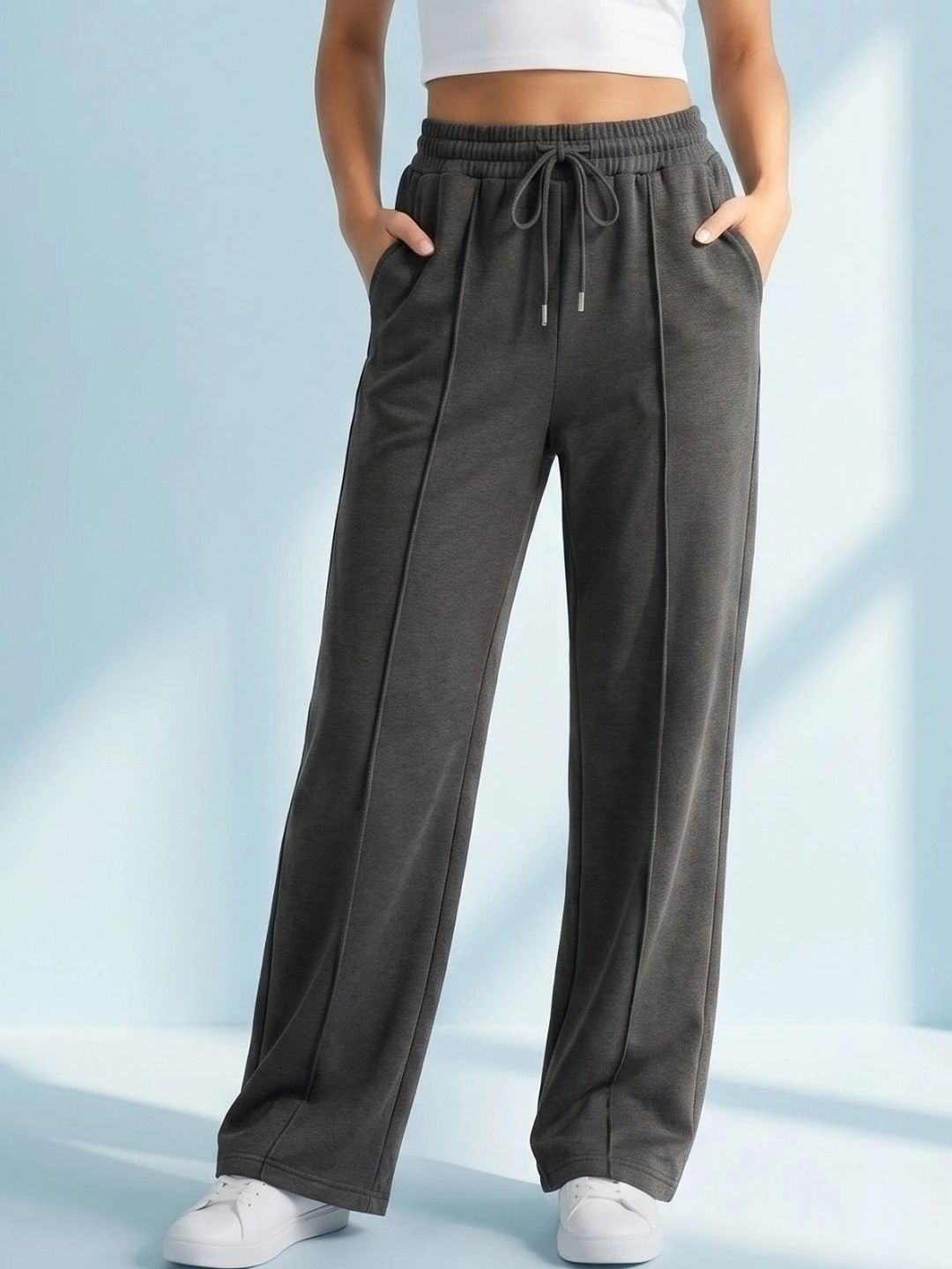 Blinkin Women Wide Leg Training Track Pants-picture-49