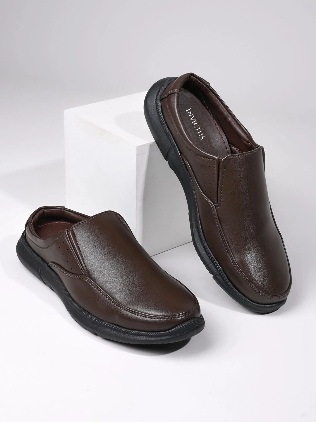 INVICTUS Men Round Toe Formal Slip-On Shoes-picture-48