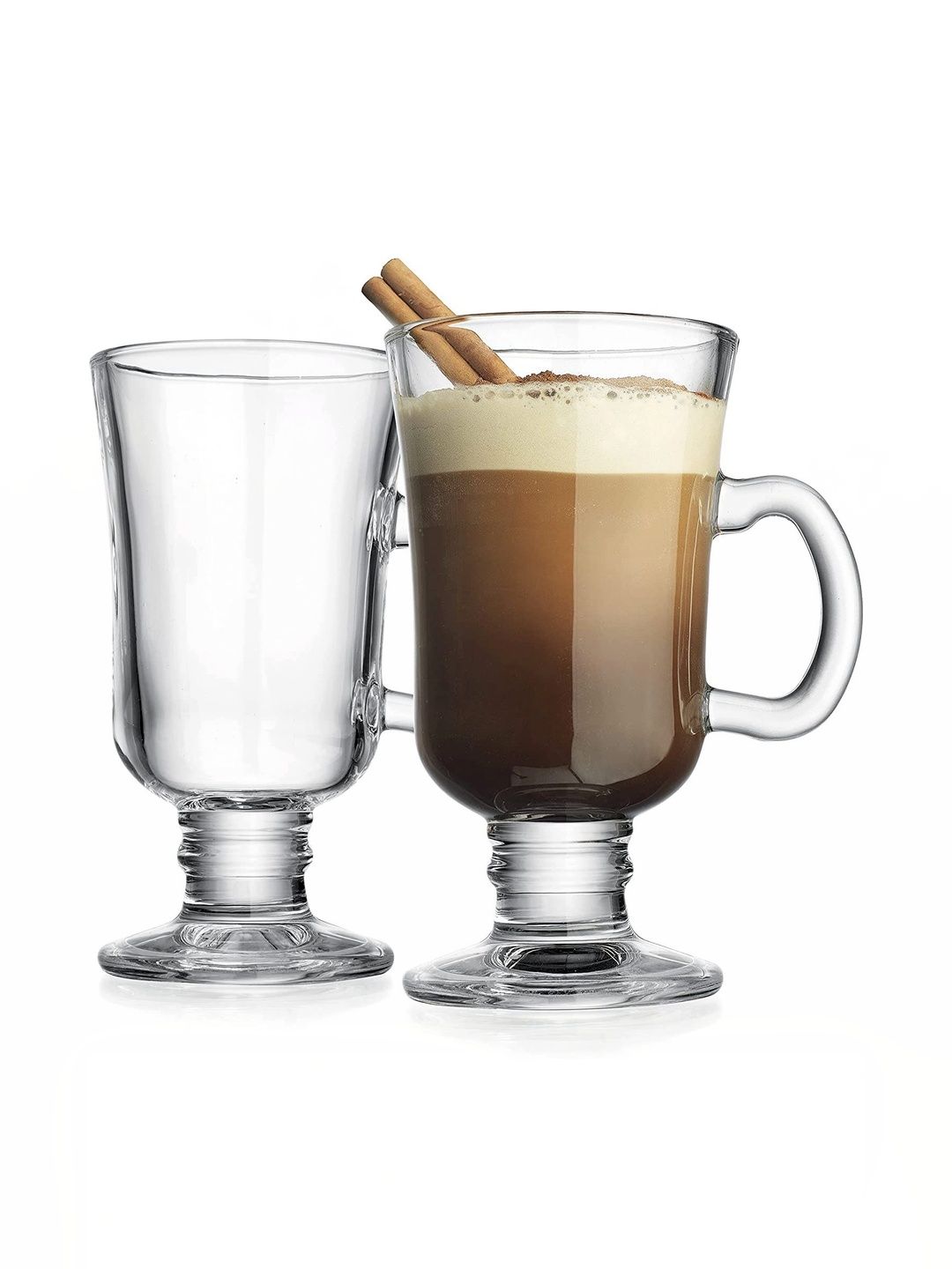 KELVEE Transparent Solid Glass Transparent Mugs Set of Cups and Mugs-image-22