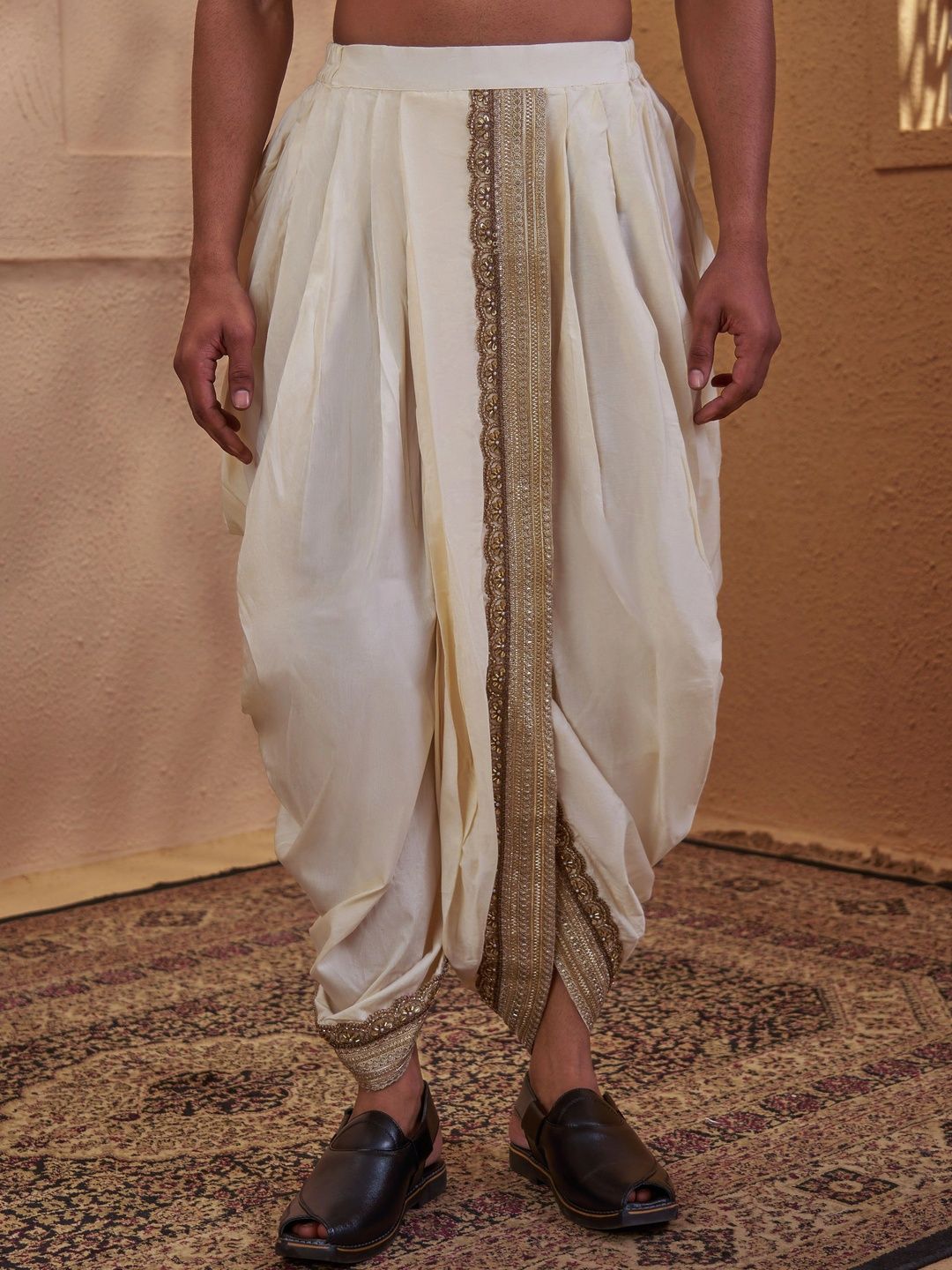 VASTRAMAY Men Embroidered Dhoti Dhotis-picture-33