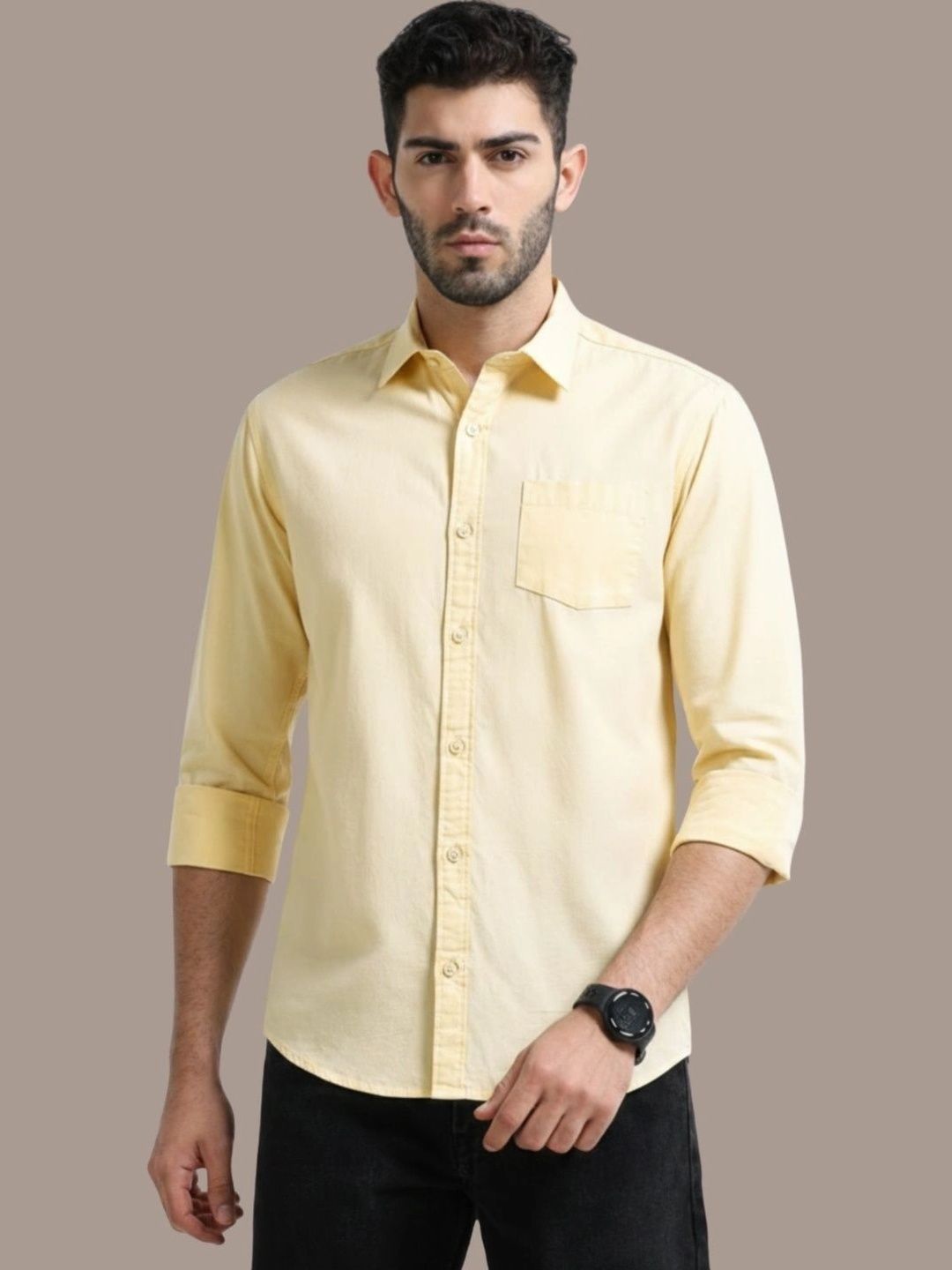 UNSEEN Men Modern Casual Shirt-image-38