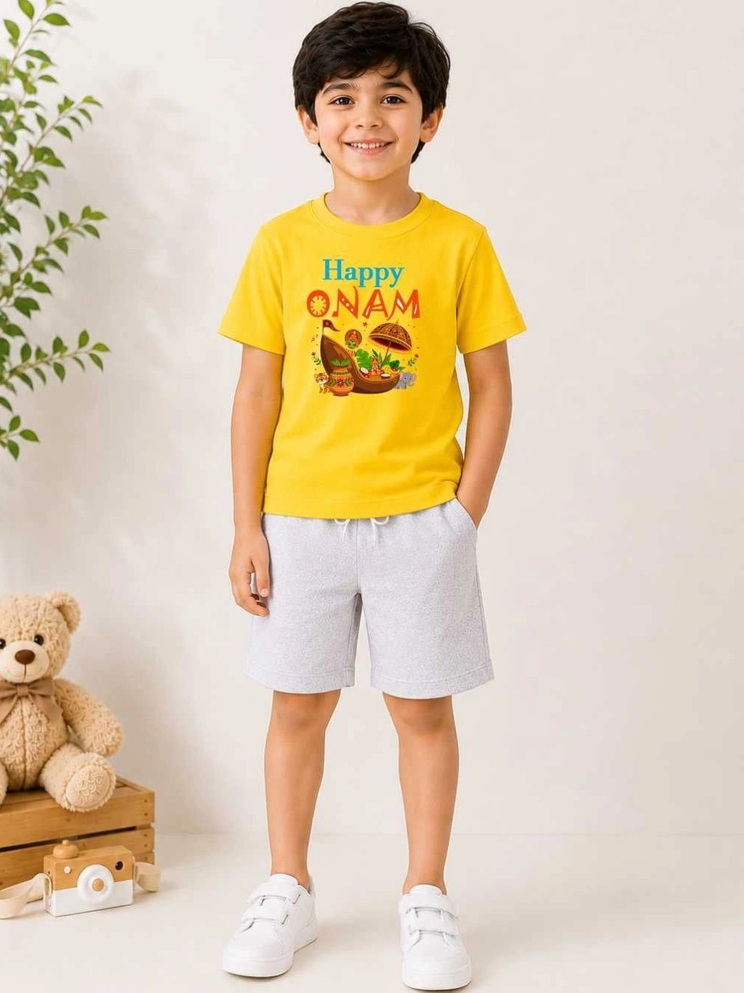 MALKIAT Boys Printed T-shirt with Shorts-picture-16