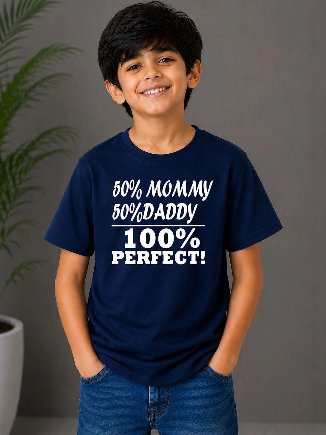 YK Kids Typography Printed T-shirt-picture-24