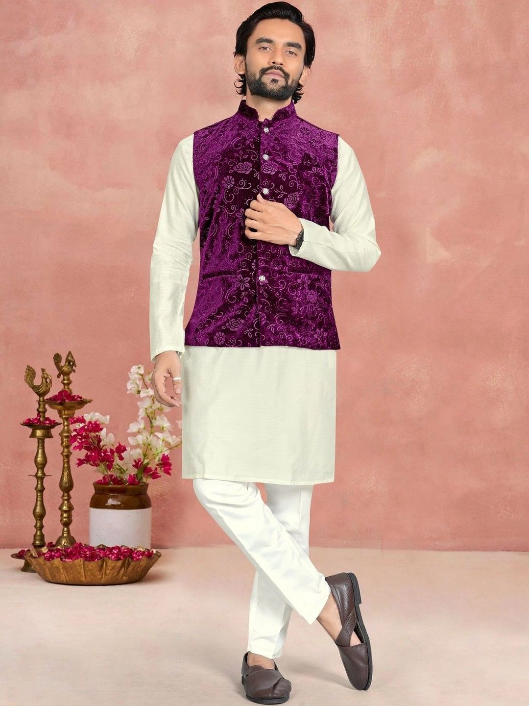 ELYXAROSE Men Regular Kurta with Pyjamas-picture-16