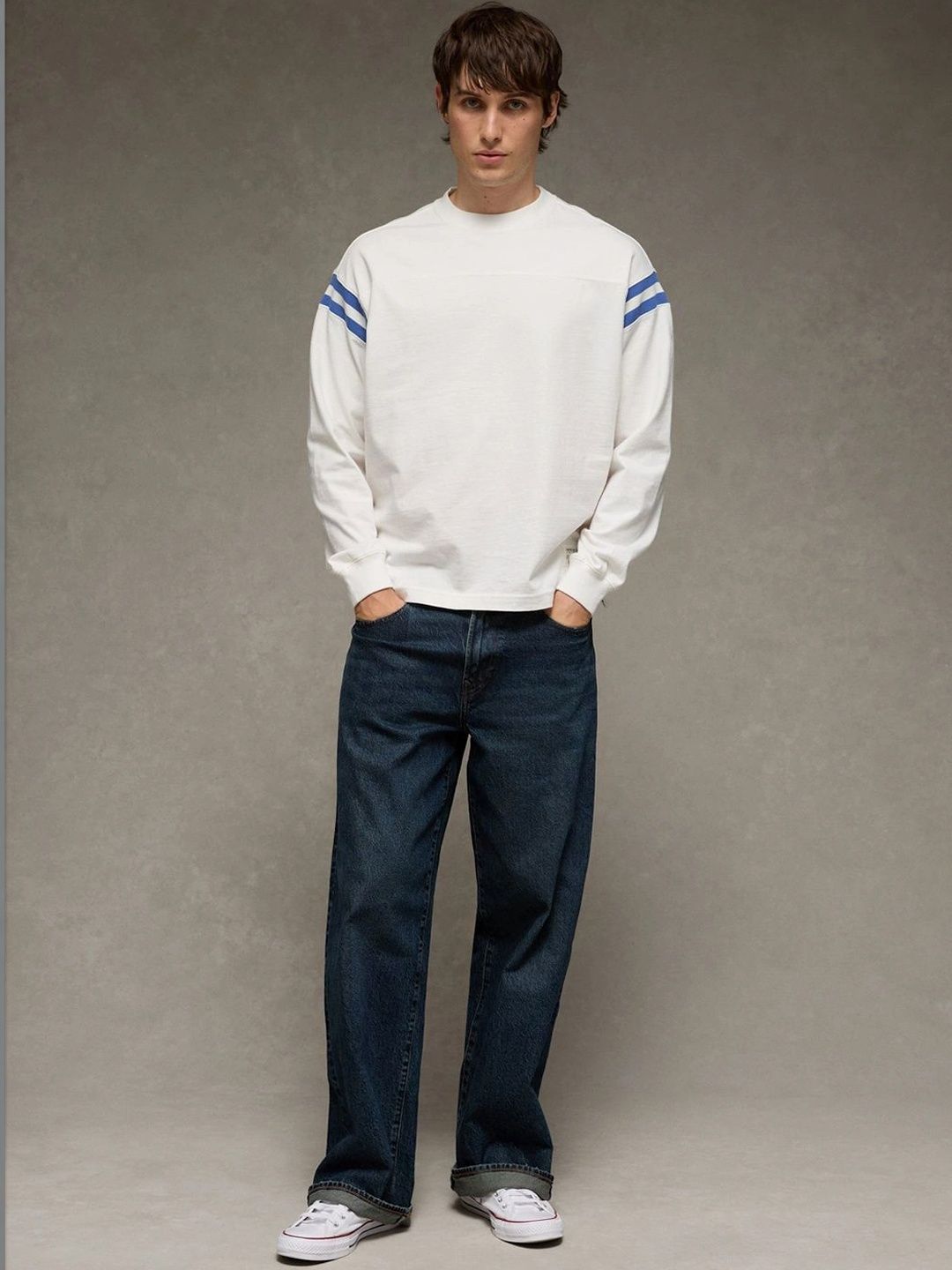 AMERICAN EAGLE OUTFITTERS Ae Long Sleeve Football Tshirts-picture-36
