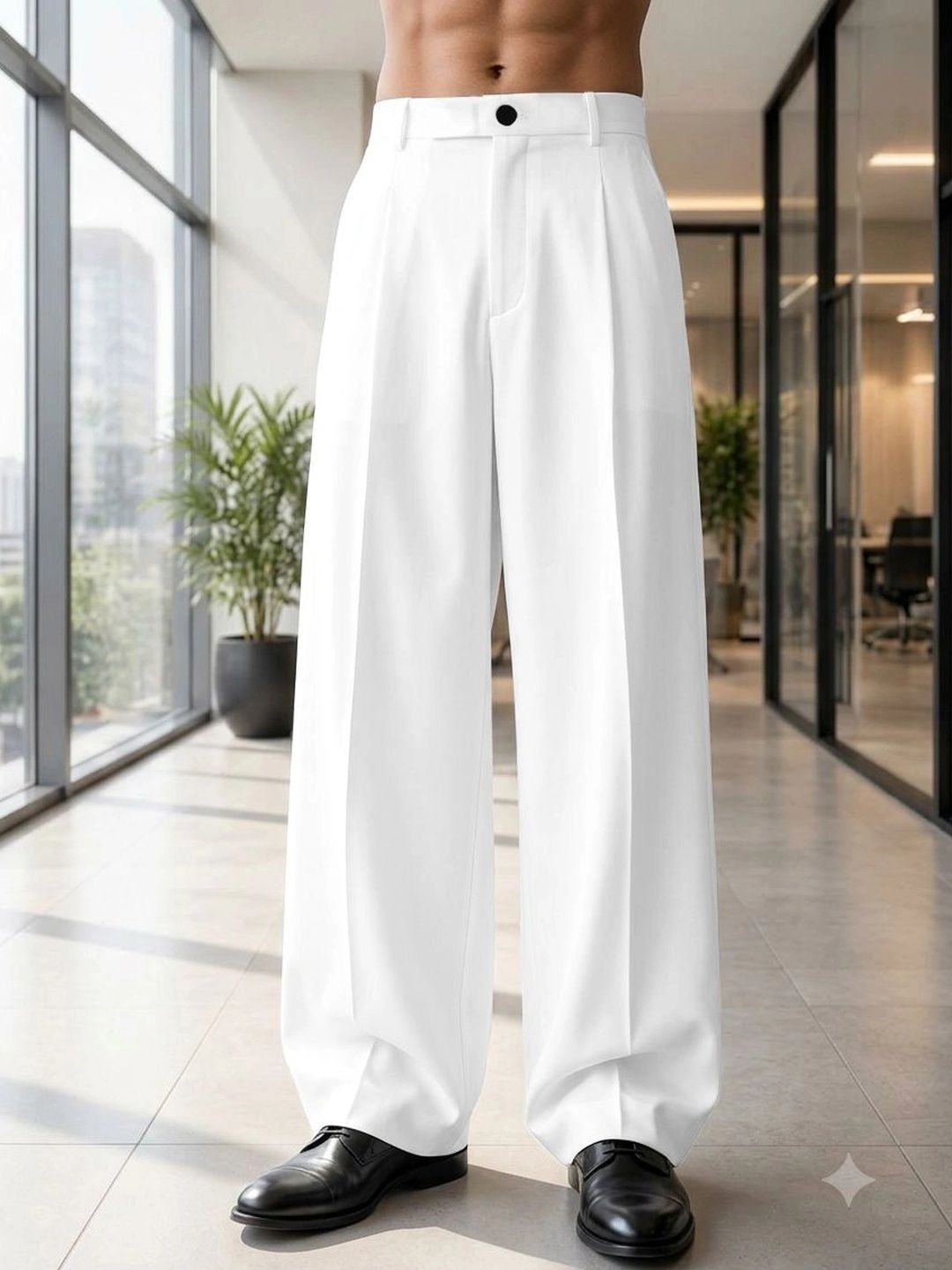 RAJOVATI Men High-Rise Easy Wash Trousers-picture-24