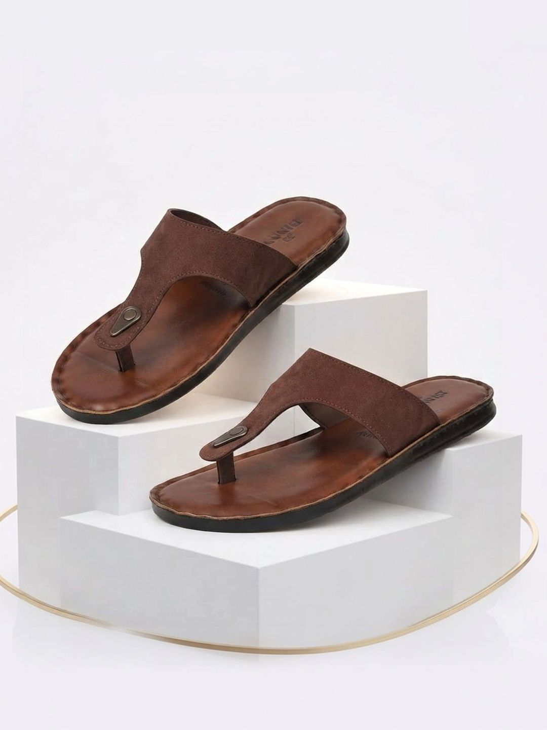 Binny Men Comfort Open Toe Slip-On Sandals-picture-36