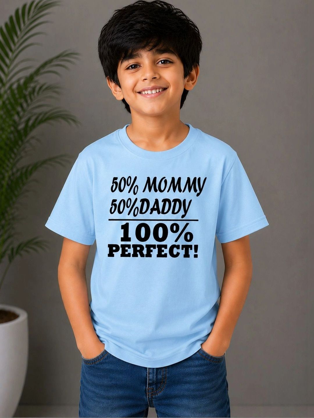 YK Kids Typography Printed T-shirt-picture-23