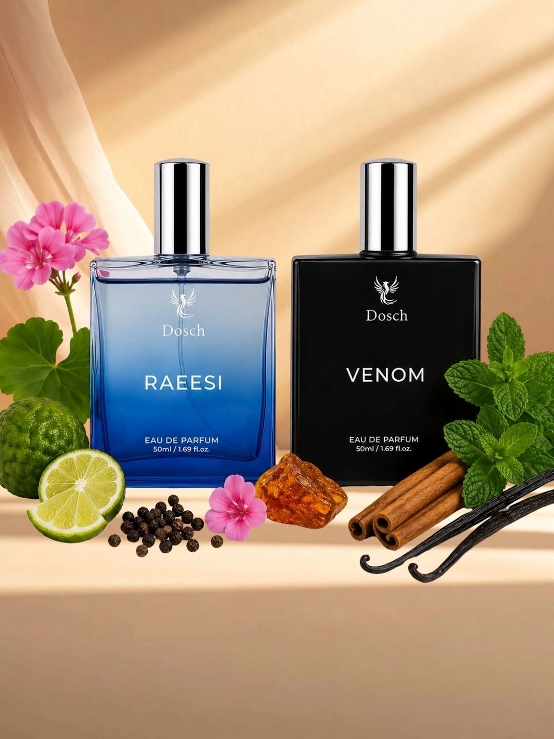 DOSCH Set Of 2 Raeesi & Venom Long Lasting Eau De Parfum- 50 ml Each-picture-26