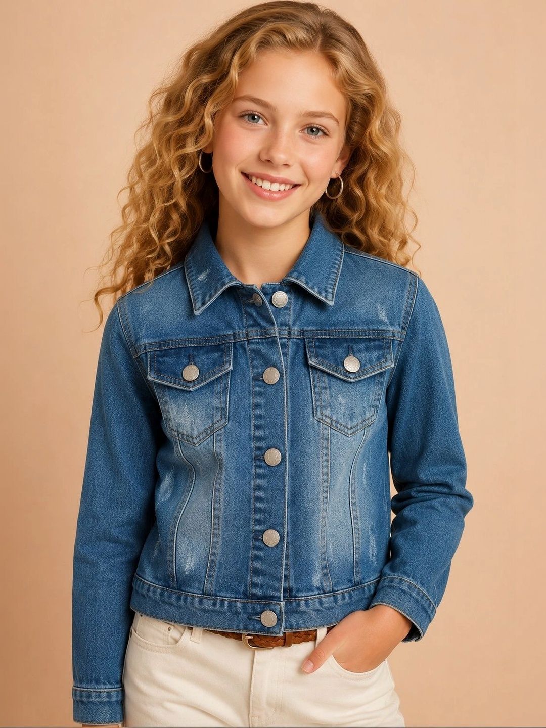 BAESD Girls Denim Jacket-image-19