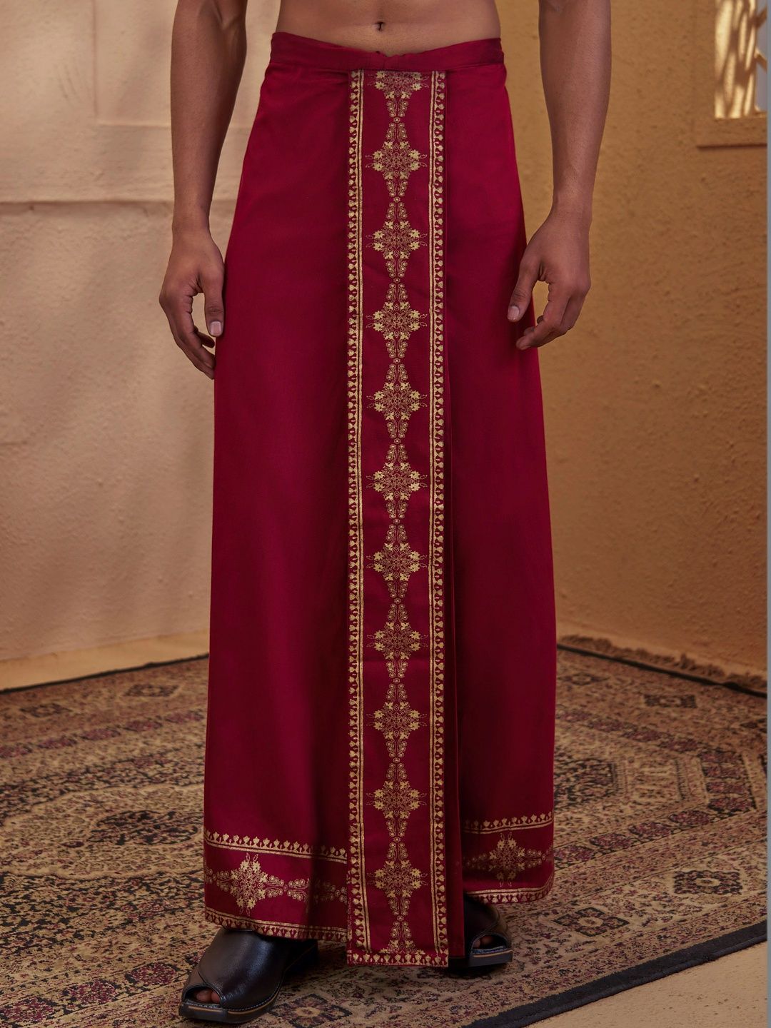 VASTRAMAY Men Embroidered Dhoti Dhotis-picture-25