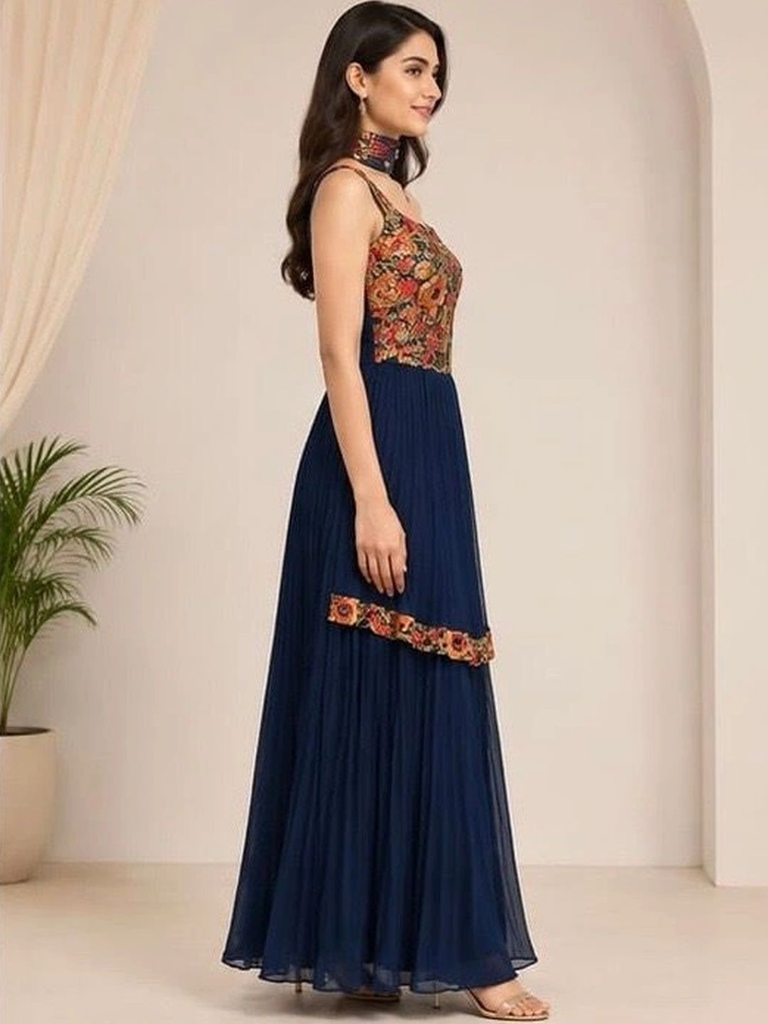 Sanwari Printed Ready to Wear Lehenga &-image-17