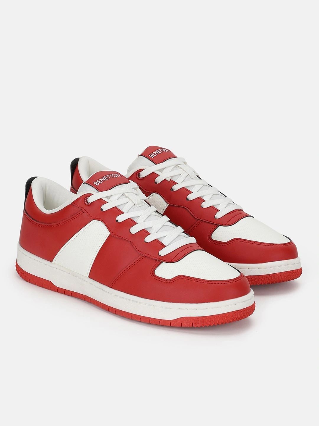 United Colors of Benetton Men Colourblocked PU Sneakers-picture-33