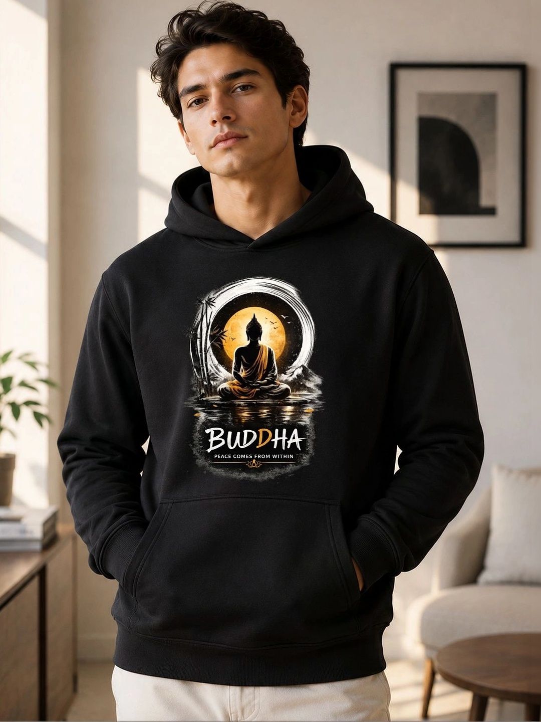 TRENDIFYTEEZ Men Printed Hooded Sweatshirt-picture-11