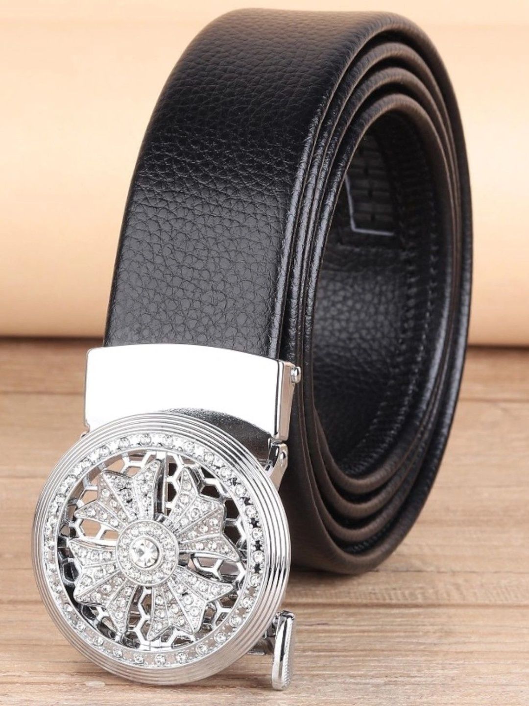 Roadster Men Embellished PU Formal Belt-image-13