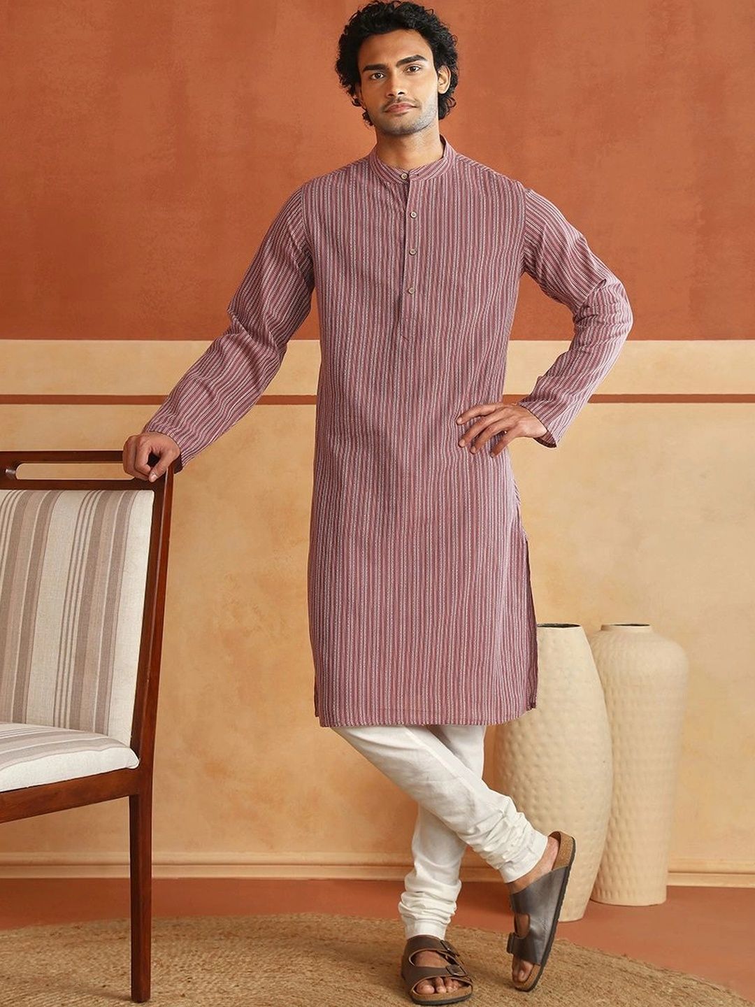 Fabindia Men Striped Kurta-picture-36