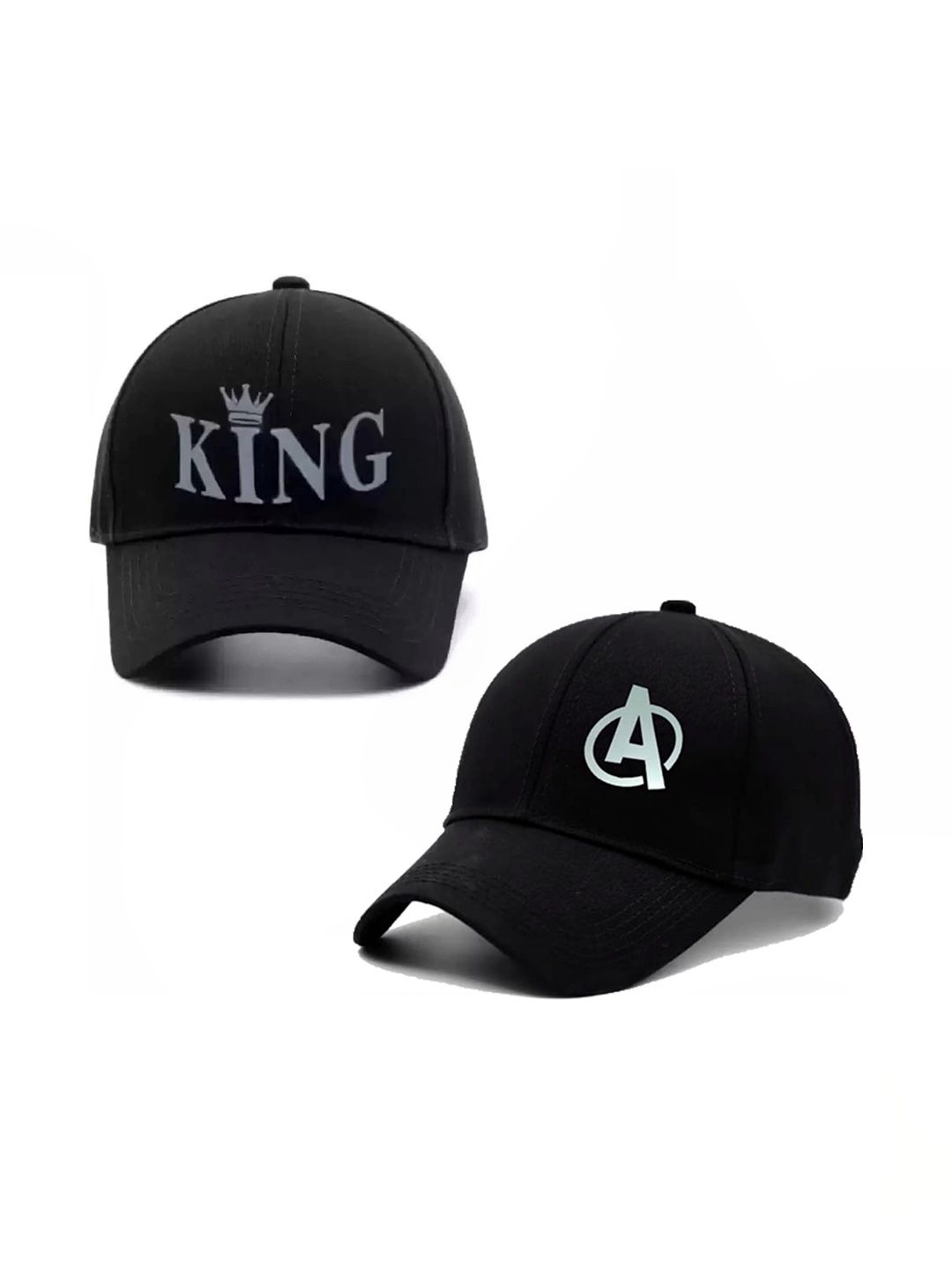 KLIZEN Unisex Pack Of 2 Printed Cotton Baseball Caps-picture-20