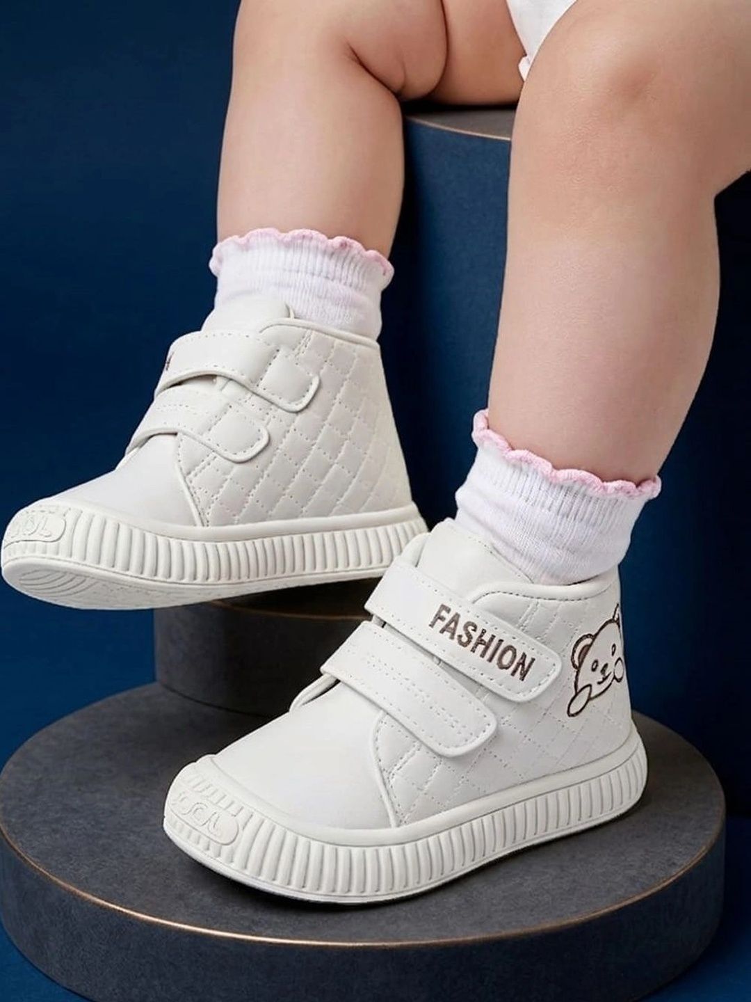 Crazyly Unisex Kids Textured Sneakers-picture-11