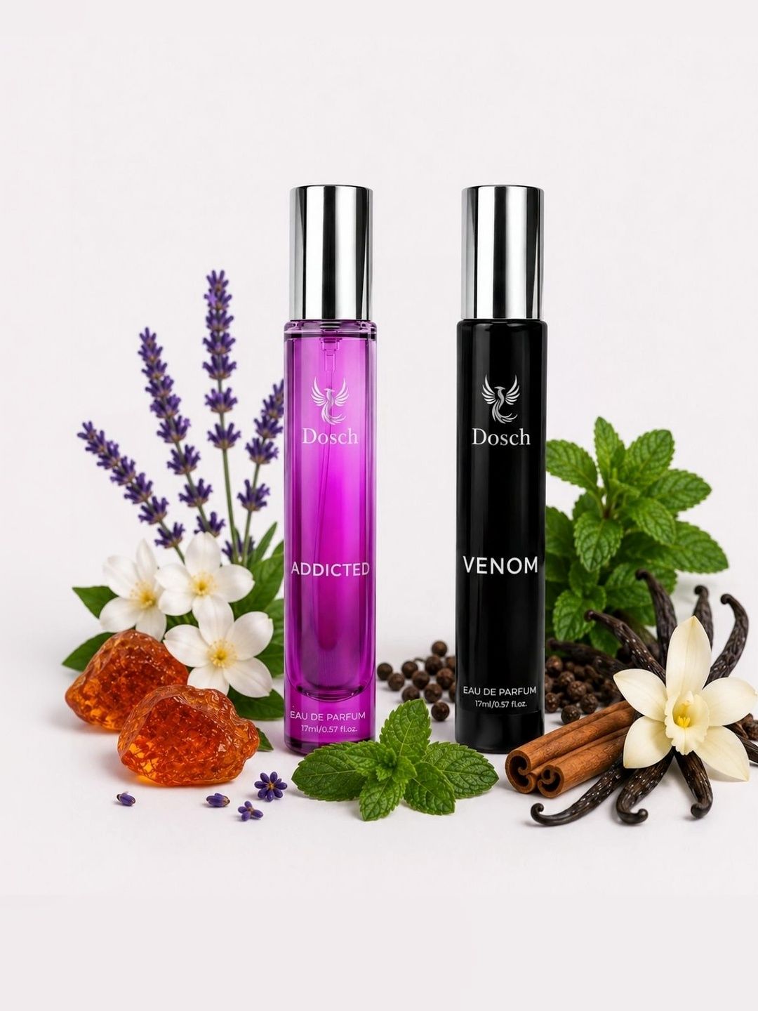 DOSCH Set Of 2 Addicted & Venom Long Lasting Eau De Parfum- 17 ml Each-picture-10