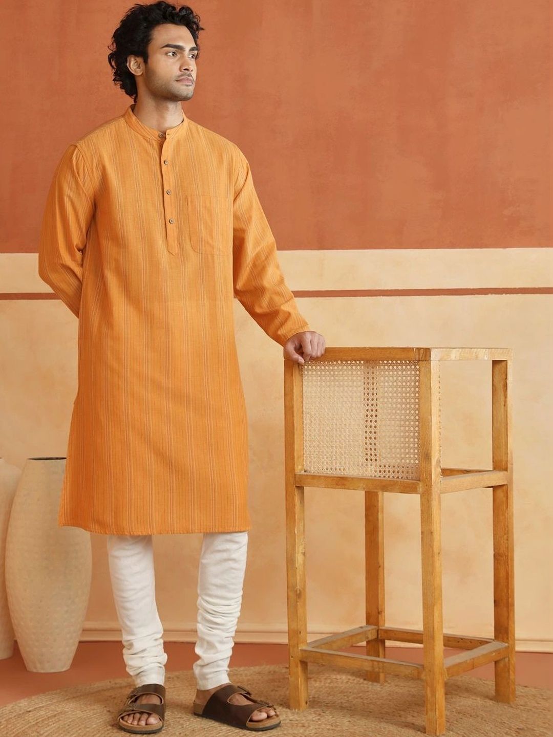 Fabindia Men Striped Kurta-picture-22