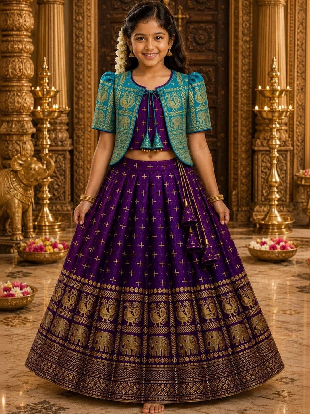 Ethzy Girls Ready to Wear Lehenga &-picture-21