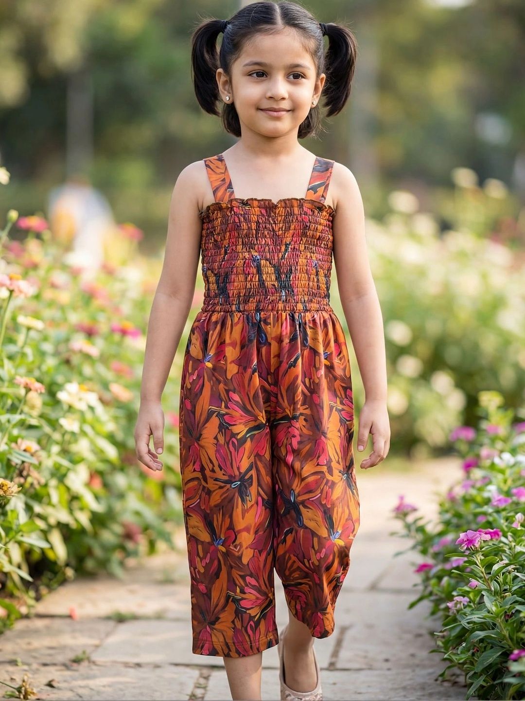 HELLCAT Girls Printed Capri Jumpsuit-picture-41