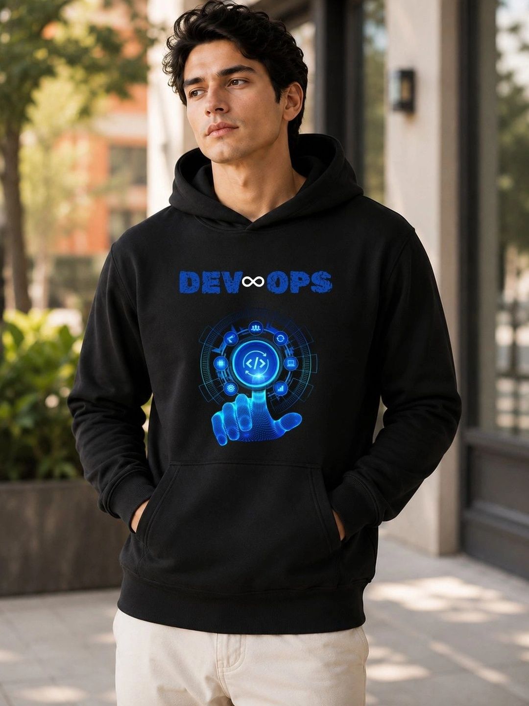TRENDIFYTEEZ Men Printed Hooded Sweatshirt-picture-14