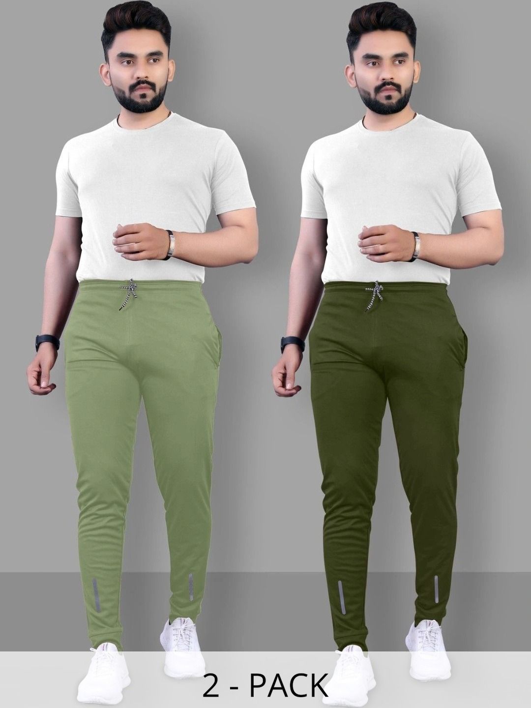 HERE&NOW Men Relaxed Straight Leg High-Rise Easy Wash Trousers-picture-40