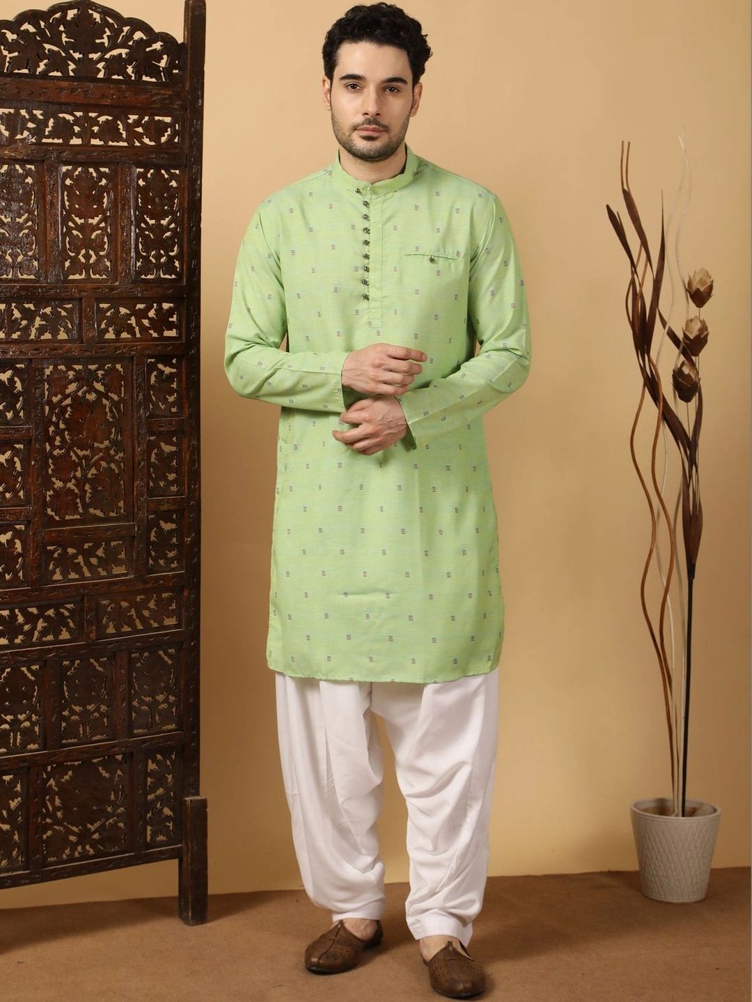 Kuons Men Ethnic Motifs Printed Kurta-picture-36