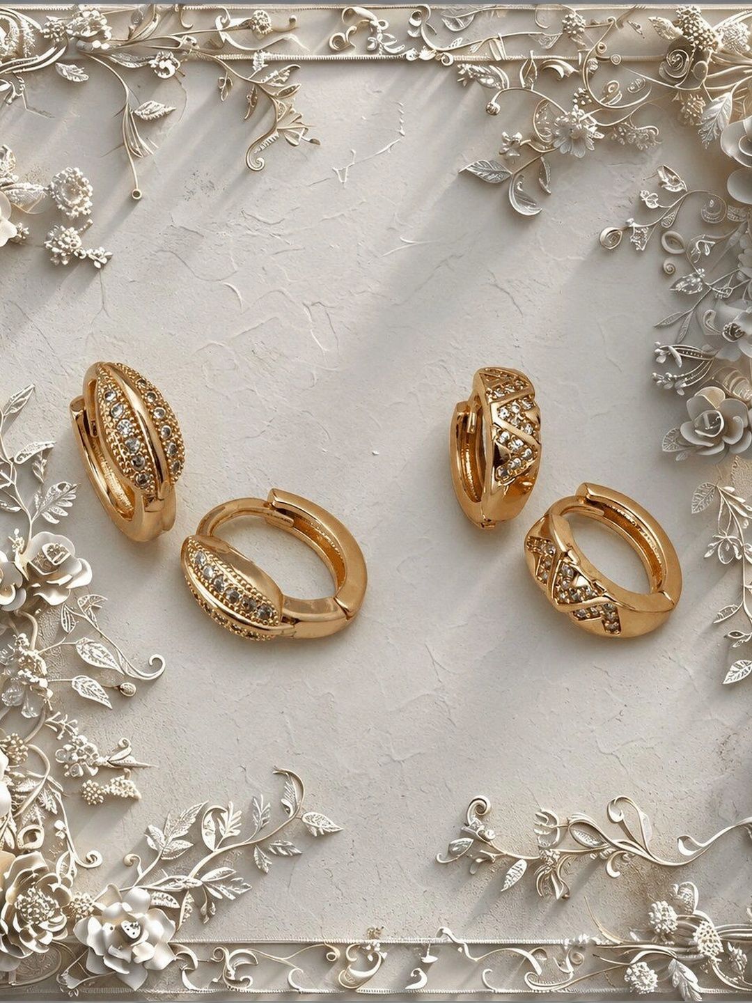 TACORRY Circular Half Hoop Earrings-image-40