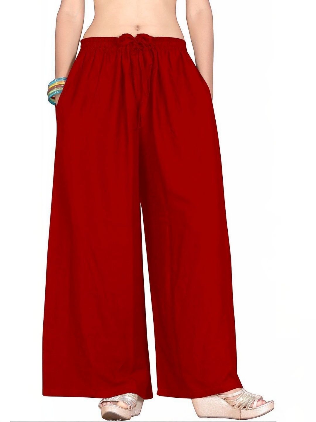 RAYIE COLLECTION Women Knitted Ethnic Palazzos-picture-52