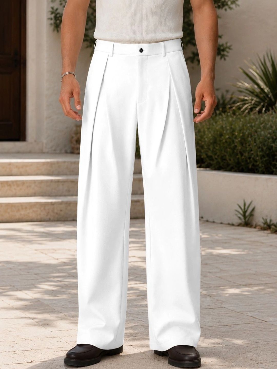 RAJOVATI Men Loose Fit High-Rise Easy Wash Trousers-picture-41