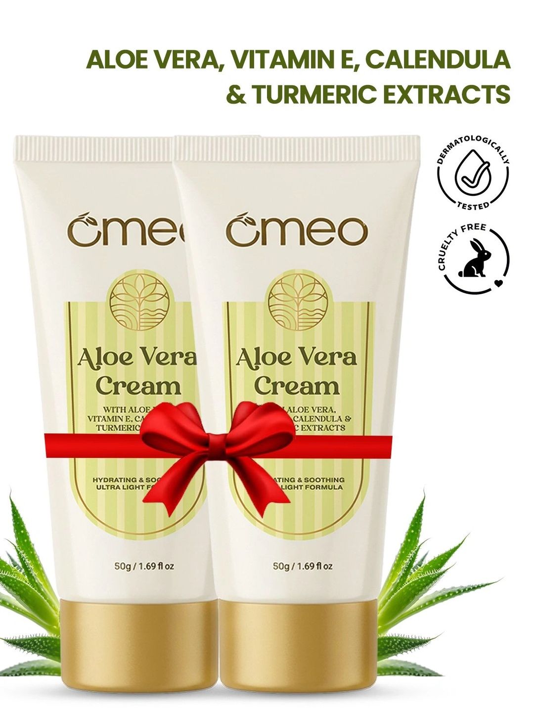Omeo Set Of 2 Aloe Vera Cream - 50 g Each-image-21