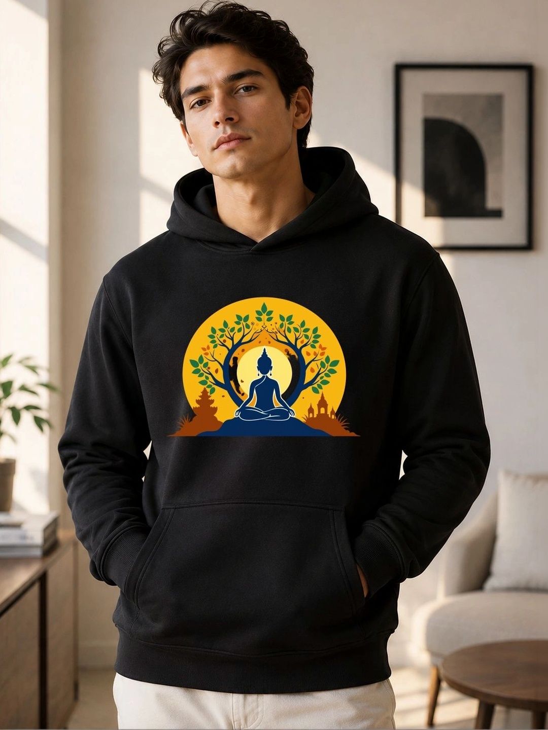 TRENDIFYTEEZ Men Printed Hooded Sweatshirt-picture-40