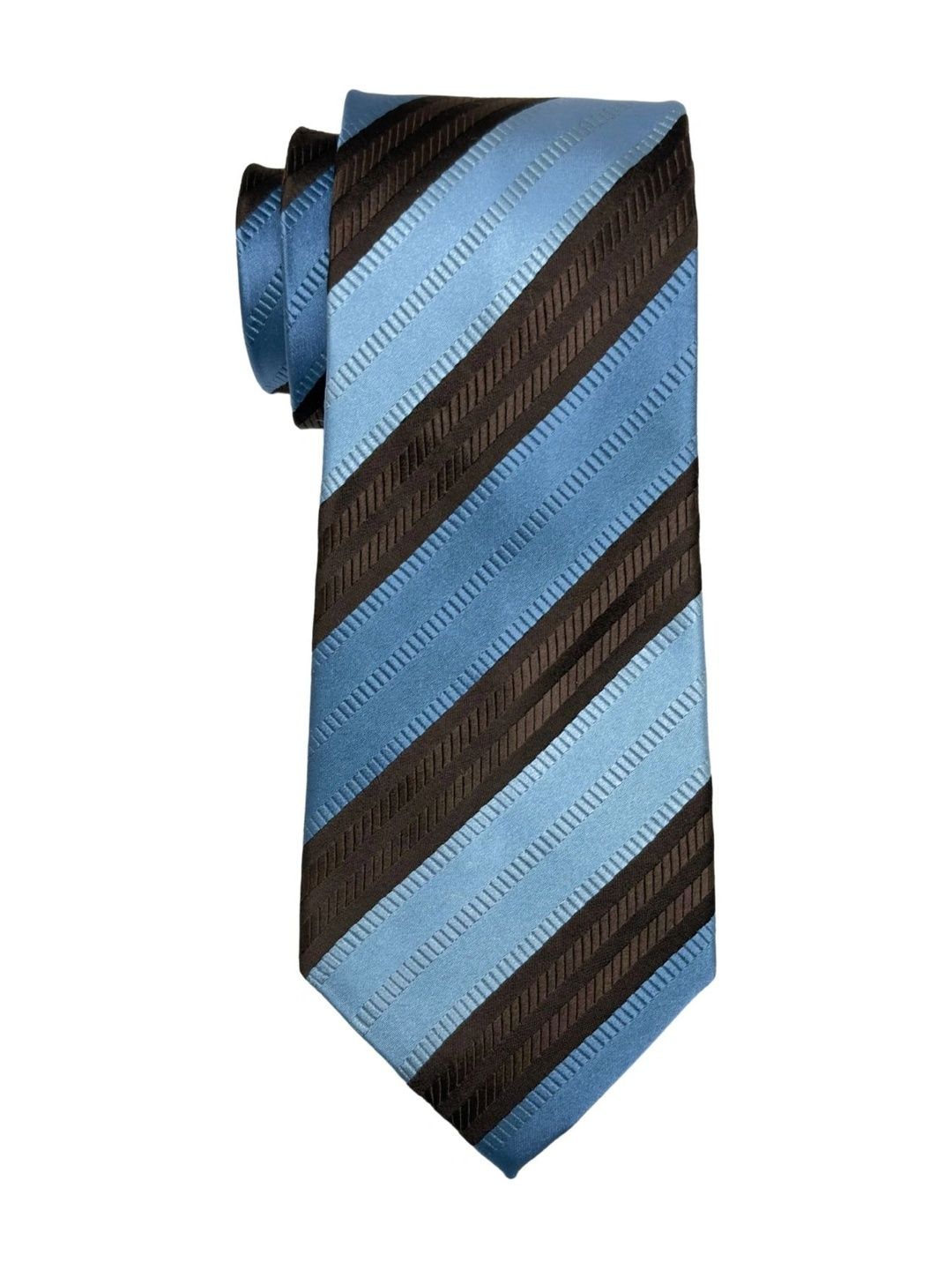 The Tie Hub Men Striped Broad Tie-image-9