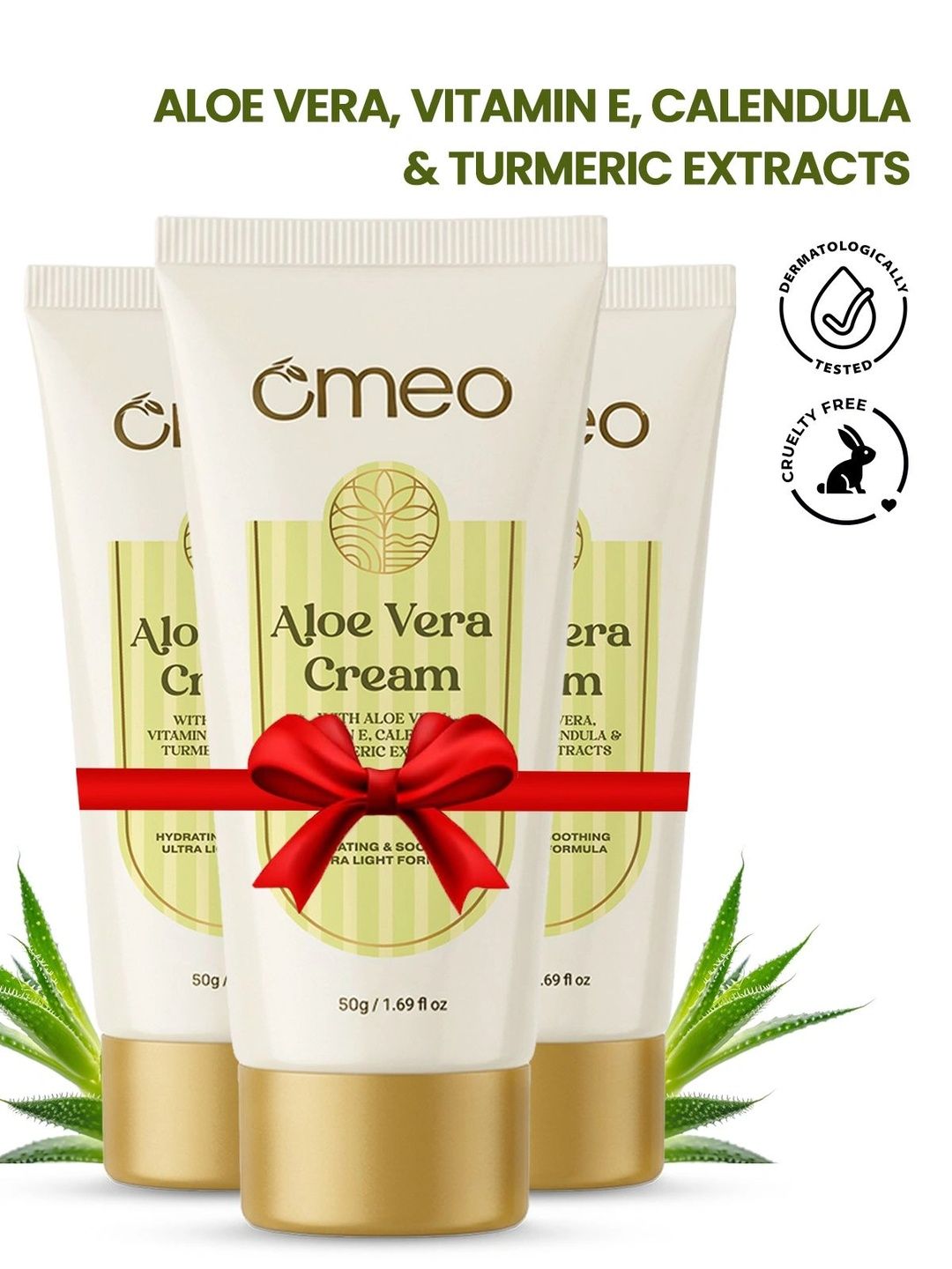 Omeo Set Of 3 Aloe Vera Cream - 50 g Each-picture-13