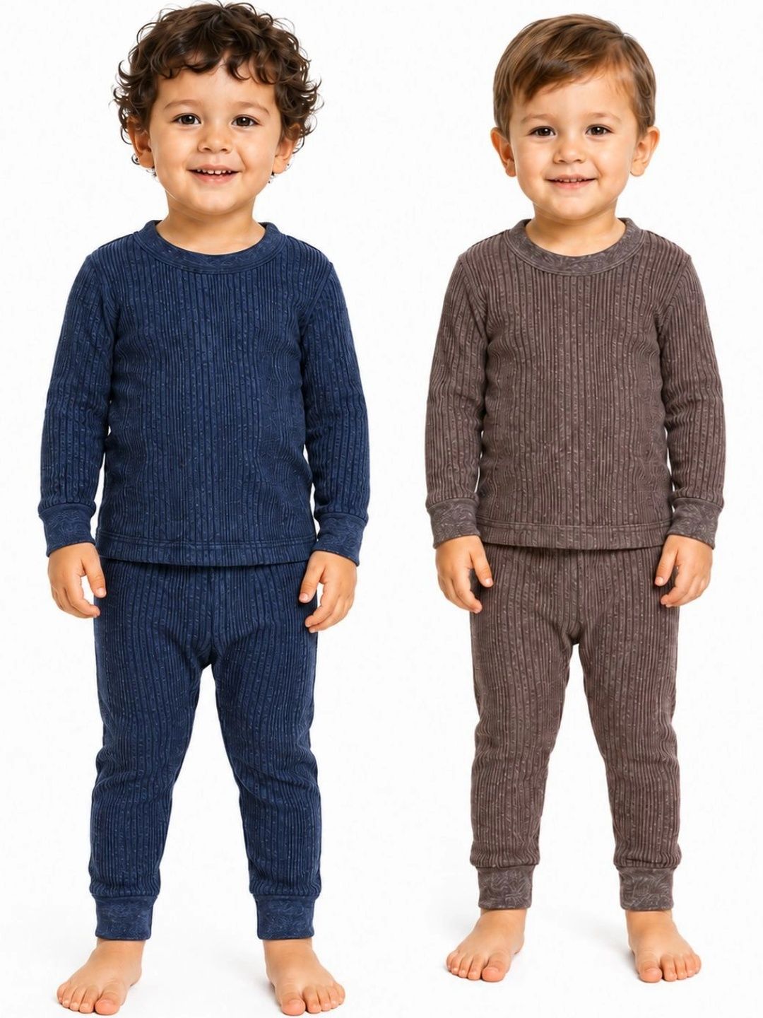 DA ANUSHI Set of 2 Cotton Round Neck Thermal Set-picture-23