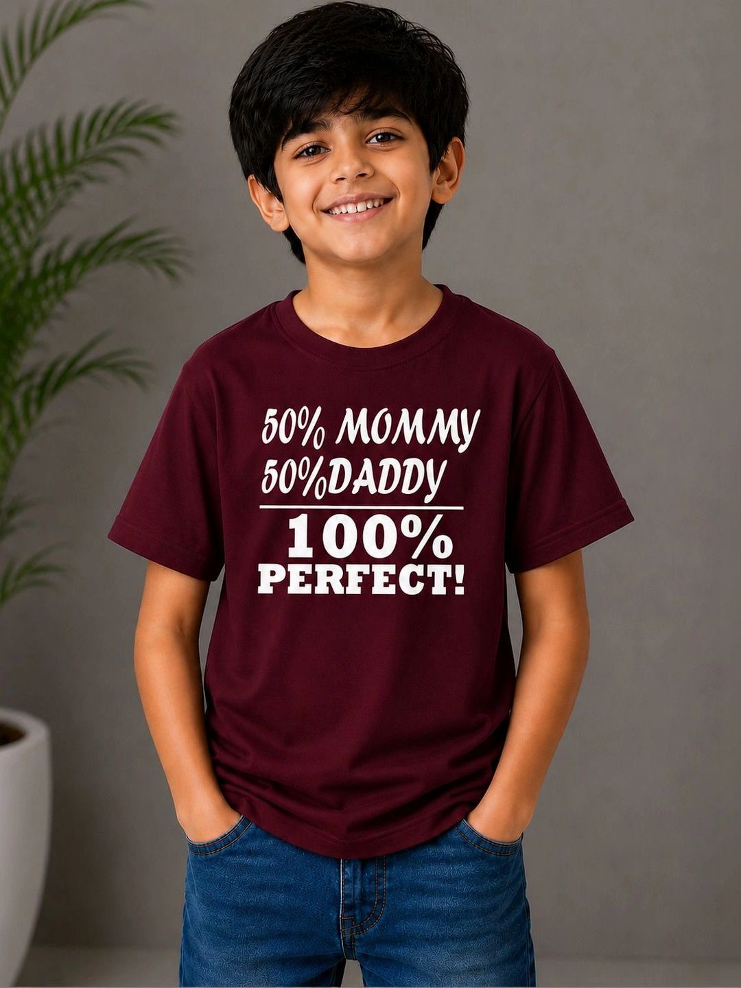 YK Kids Typography Printed T-shirt-picture-21