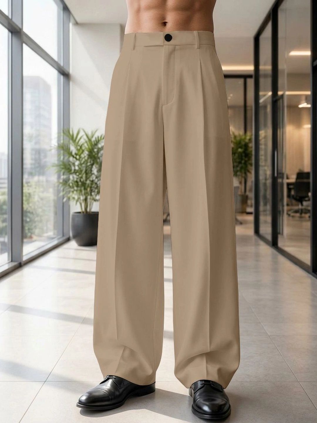 RAJOVATI Men Loose Fit High-Rise Easy Wash Trousers-picture-19
