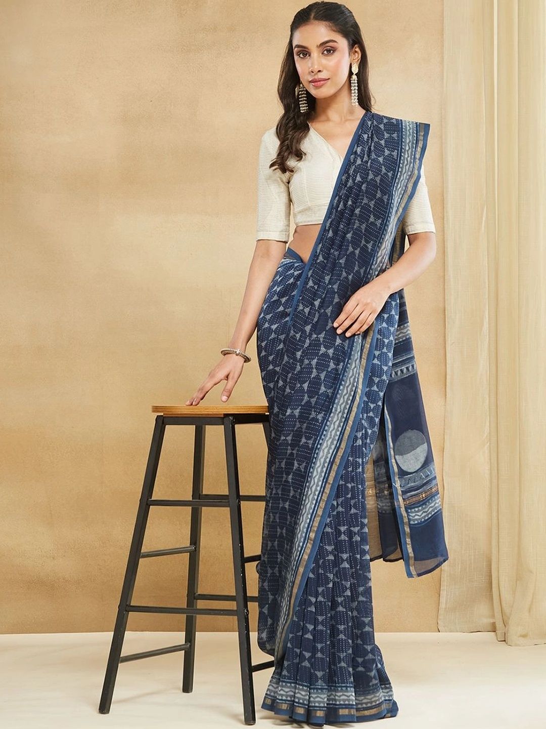 Fabindia Silk Cotton Saree-picture-12
