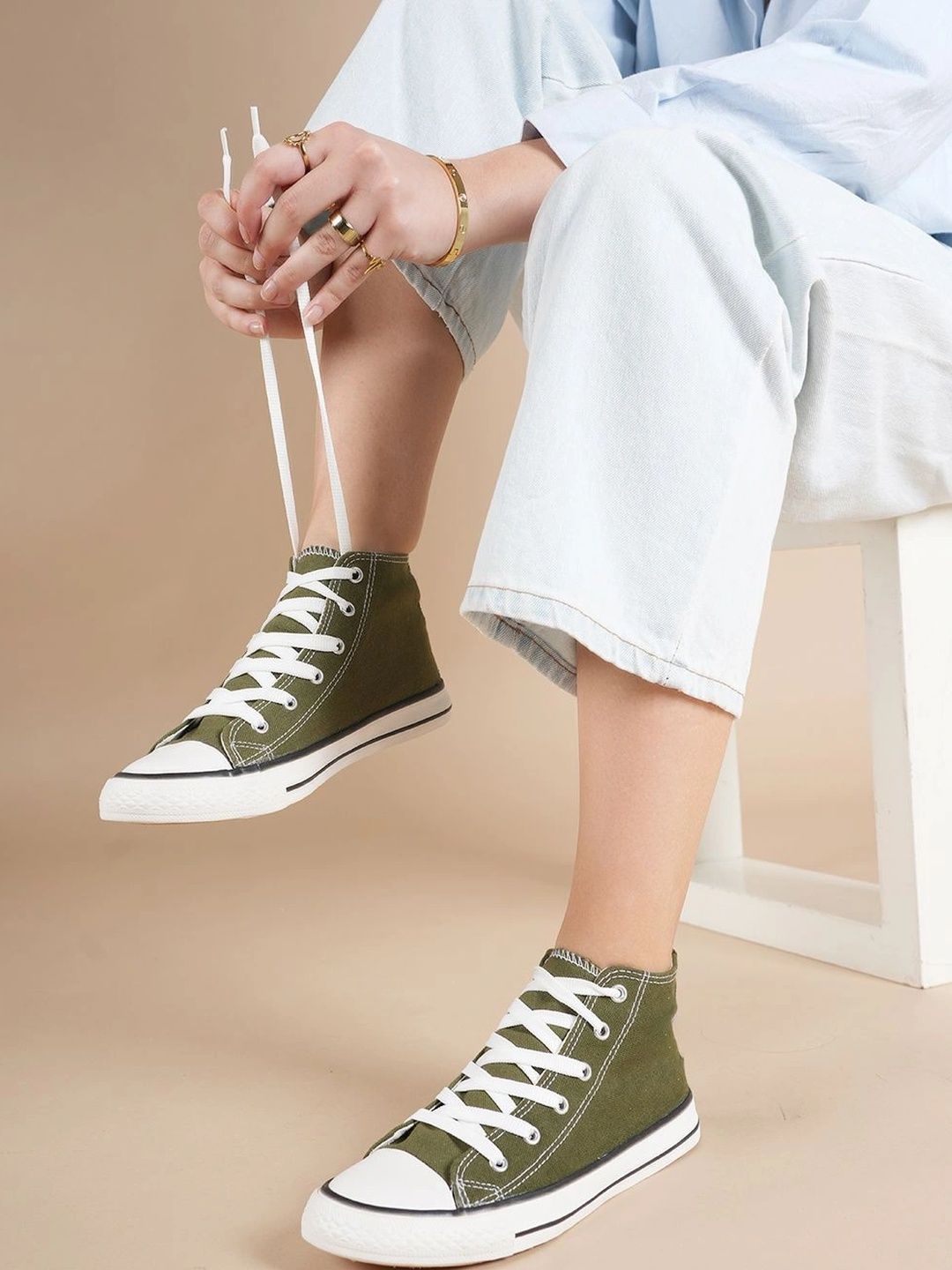 MOZAFIA Women High-Top Sneakers-image-46