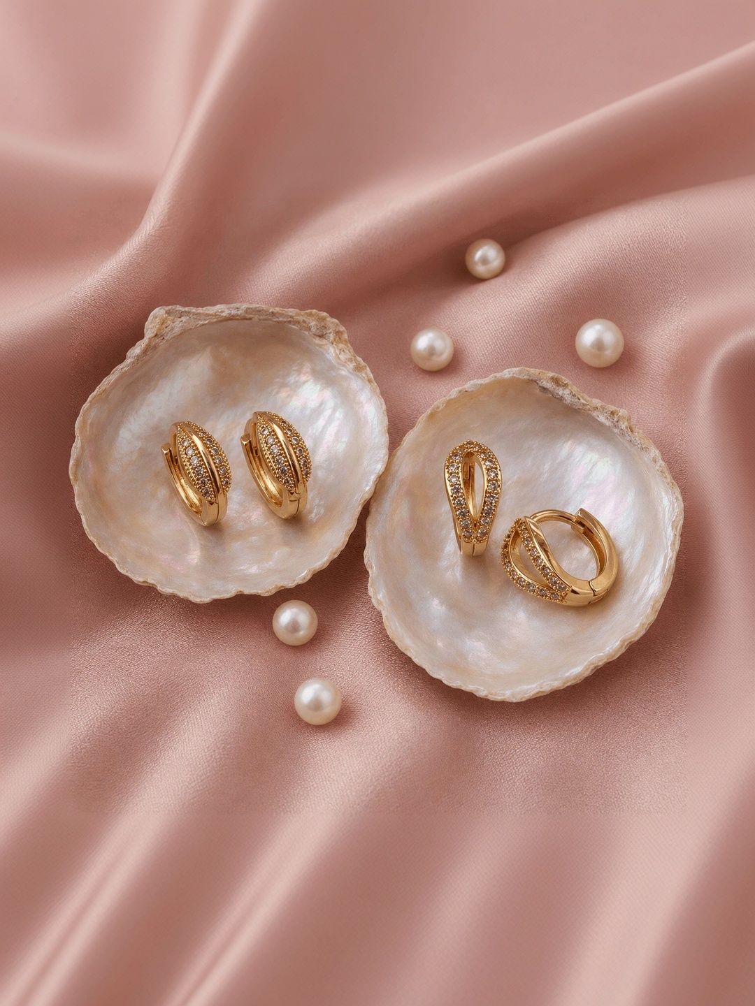TACORRY Circular Half Hoop Earrings-image-33