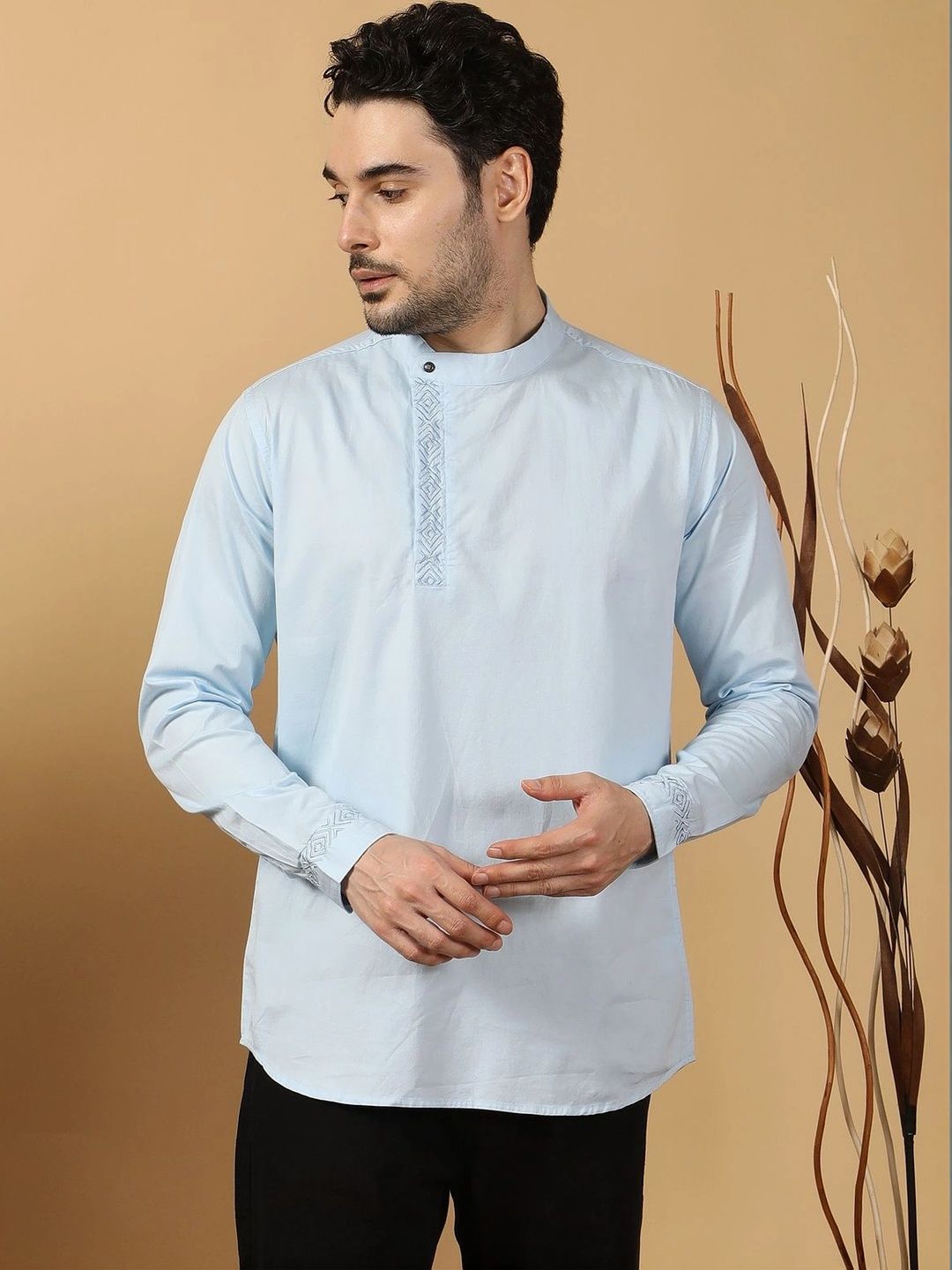 Kuons Men Embroidered Thread Work Kurta-picture-11