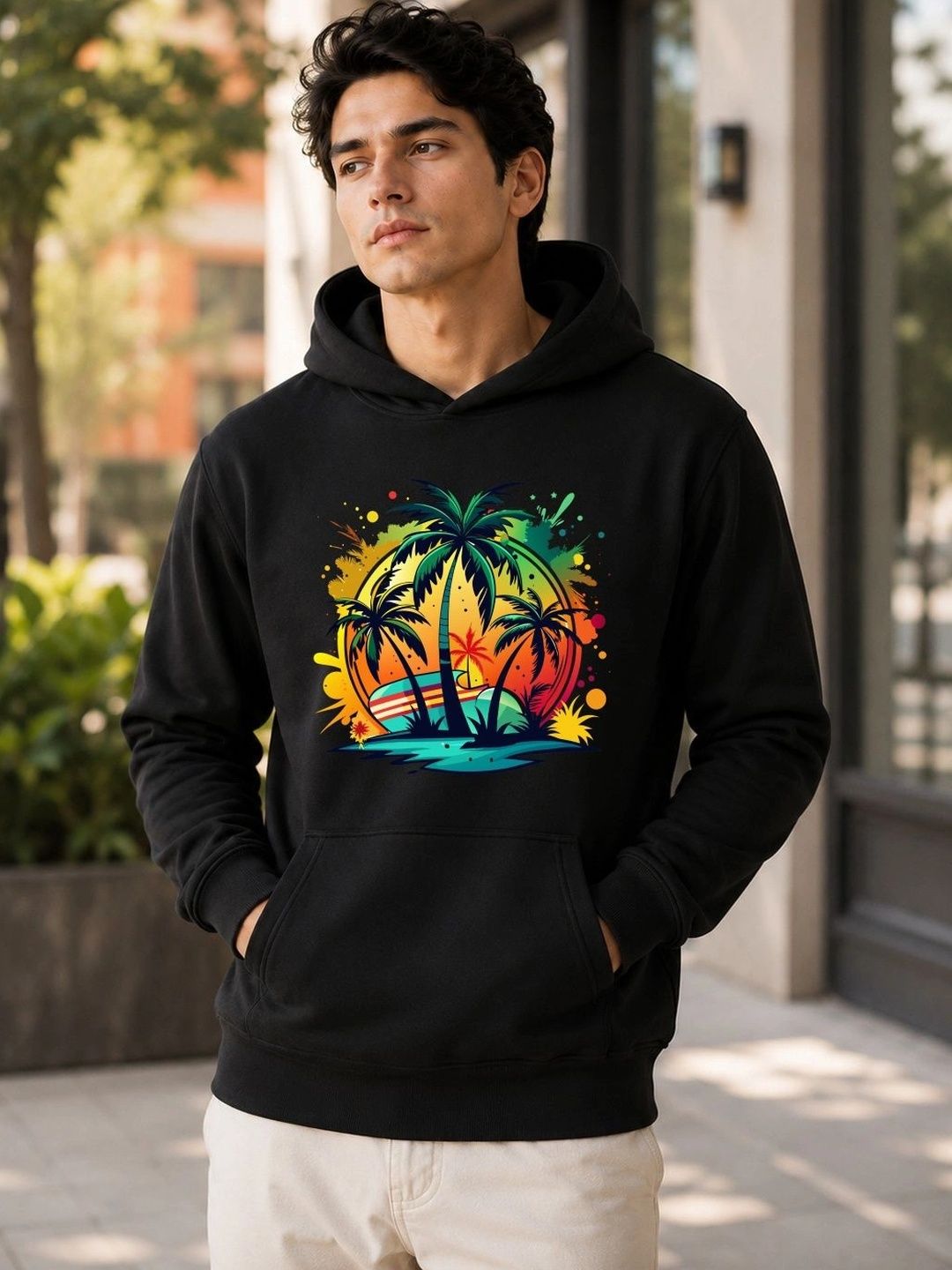 TRENDIFYTEEZ Men Printed Hooded Sweatshirt-picture-11