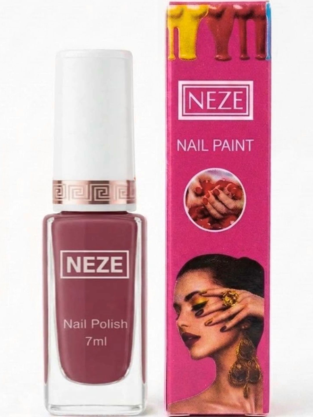 Neze Long Lasting & Chip Resistant Nail Polish - 7 ml - Mauve-picture-20