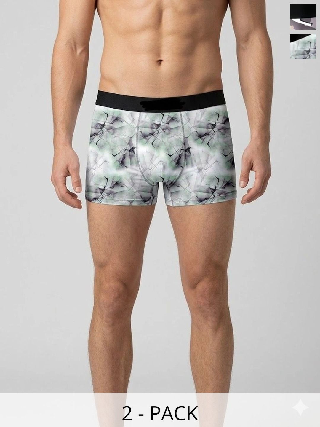 JISHVA Pack of 2 Printed Trunks-picture-15