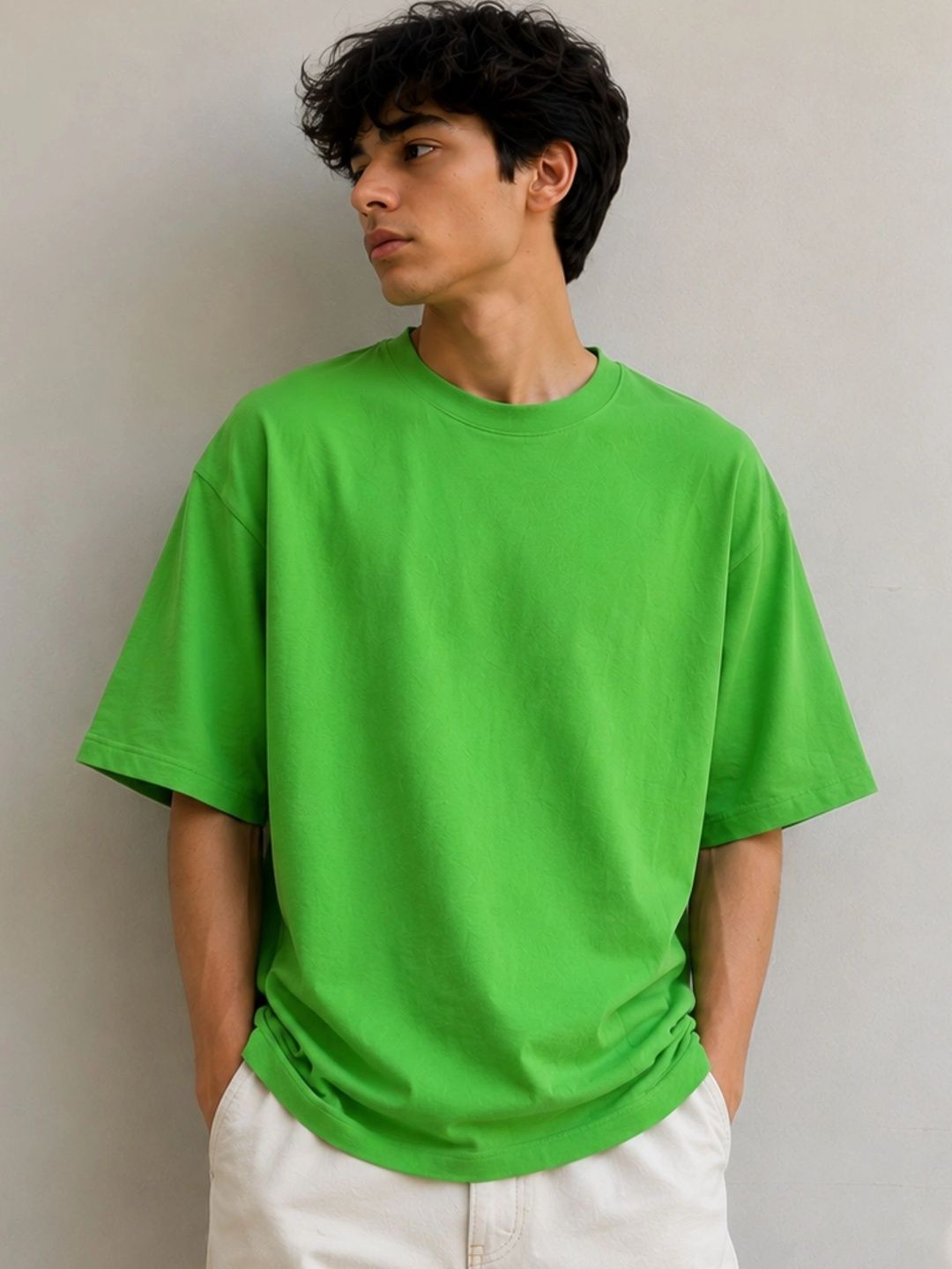 Texllo Men Typography Printed Drop-Shoulder Sleeves Pure Cotton Dri-FIT T-shirt-picture-39