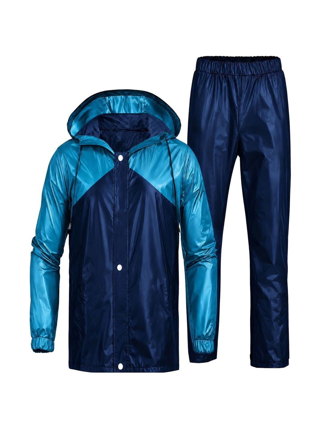 CAMISON Colourblocked Hooded Rain Jacket-picture-38