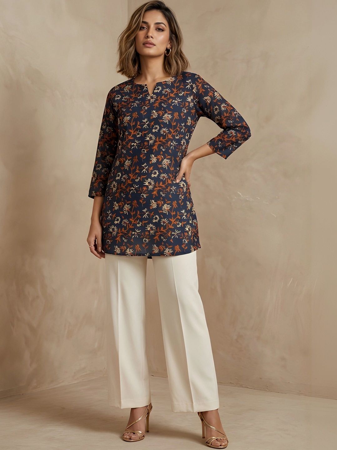 Mitera Floral Print Top-picture-22